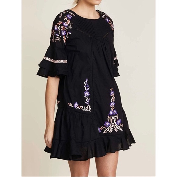 Free People Pavlo Embroidered Dress - S - Picture 5 of 14